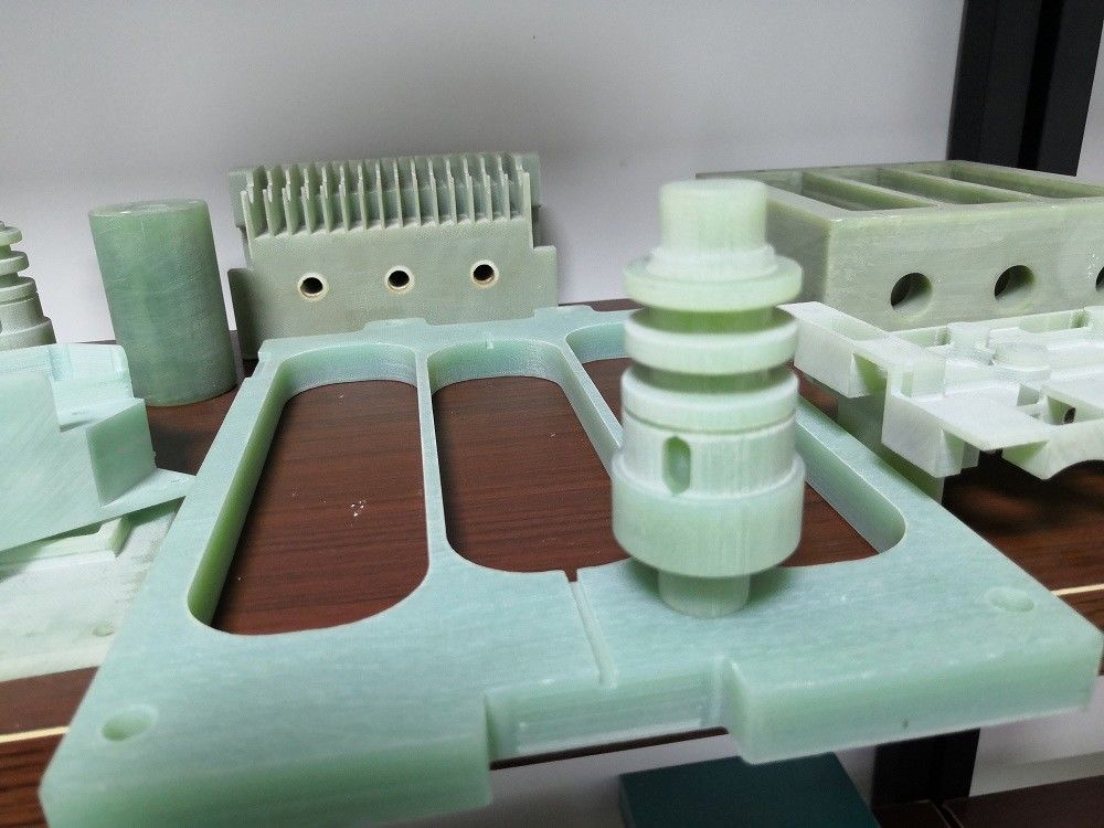 CNC ανοικτό πράσινο FR-4 εποξικά τοποθετημένα σε στρώματα επεξεργασμένα φύλλο μέρη