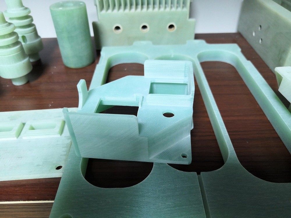 CNC ανοικτό πράσινο FR-4 εποξικά τοποθετημένα σε στρώματα επεξεργασμένα φύλλο μέρη